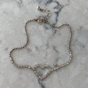 Heart anklet